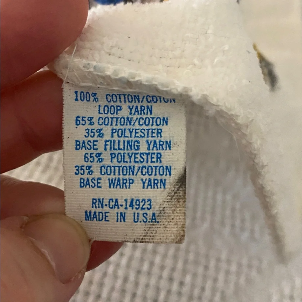 Vintage size measurements